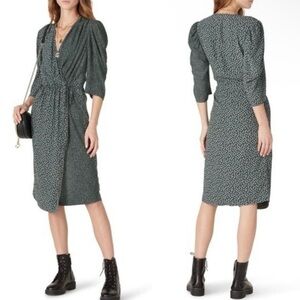 SEE BY CHLOE Green Wrap Dress